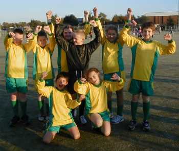 The football team photo