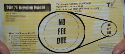 free TV licence