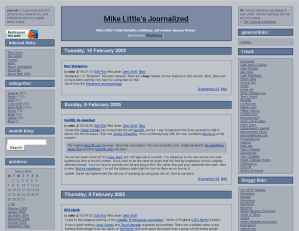 screenshot of journalized theme